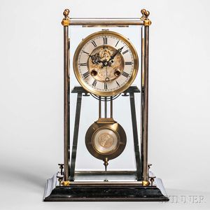 French Shelf Clock with "Coup Perdu" Escapement
