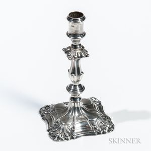 William IV Sterling Silver Taperstick