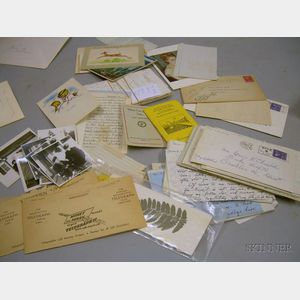 Collection of Letters and Ephemera from Marianne Moore, Pulitzer Prize Winner