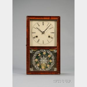 Mahogany and Pine Box Shelf Clock by Smith & Goodrich