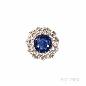 Antique Sapphire and Diamond Ring, Black, Starr, & Frost