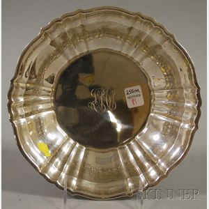 Gorham Sterling Silver Chippendale Pattern Floriform Serving Bowl