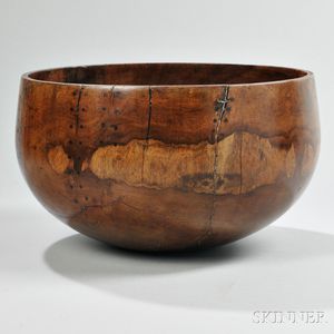 Hawaiian Carved Wood Bowl, 'umeke La'au puahala