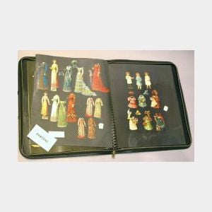 Lot of French and German Paper Dolls