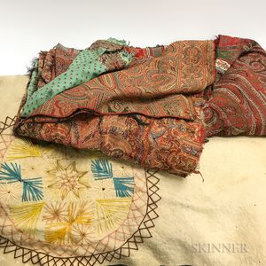 Five Paisley Shawls and a Wool Blanket