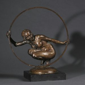 Gilbert William Bayes (British, 1874-1953) Greek Dancer /A Figural Bronze Study