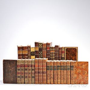 Decorative Leather Bindings, Twenty-eight Titles Published in the 18th Century.