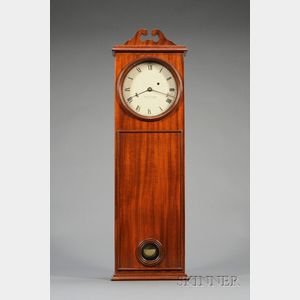 Mahogany Coffin Clock by Foster Campos