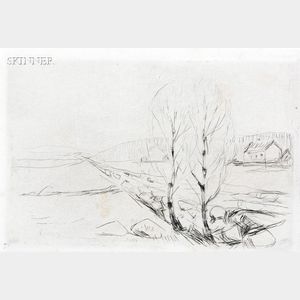 Edvard Munch (Norwegian, 1863-1944) Norwegian Landscape