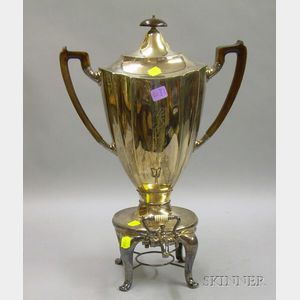 Classical Revival Silver Plated Hot Water Urn