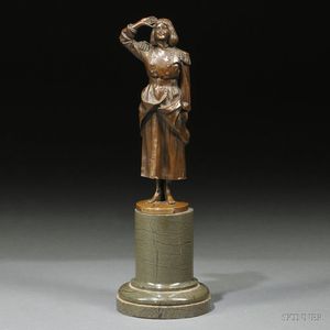 Bronze Depiction of Miss Dorothea Baird
