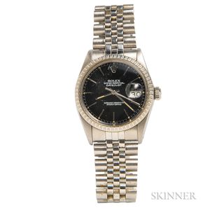 Stainless Steel "Oyster Perpetual Datejust" Wristwatch, Rolex