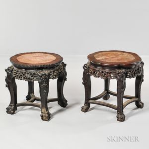 Two Marble-top Stands