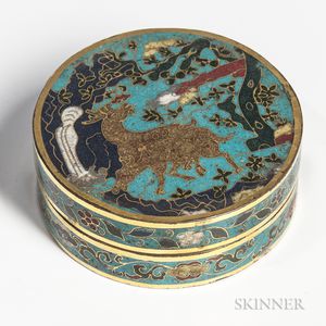 Cloisonne Covered Box
