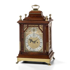 Brass-mounted Mahogany Chain Fusee Bracket Clock