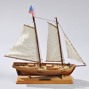 Small Model of the Virginia Pilot Boat Swift
