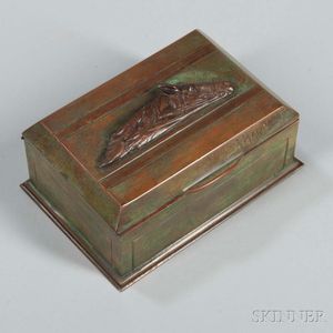 Albert Marionnet Decorated Bronze Box
