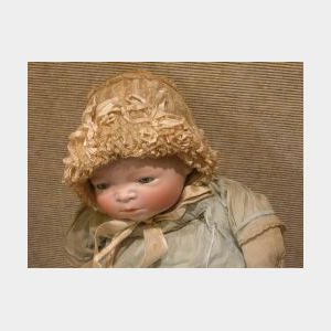 Large Bisque Head Bye-Lo Baby Doll