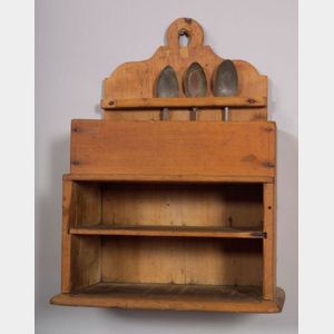Two-Tiered Pine Spoon Rack