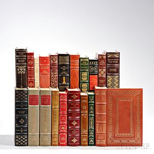 Franklin Library Leather-bound Books, Including Eight Signed Copies, Twenty Volumes.