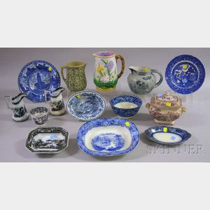 Fourteen Pieces of Assorted Mostly English Ceramics