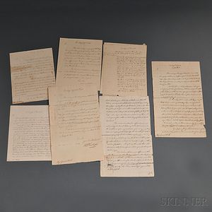 Six Letters from British Major General Phillips to Major General Heath