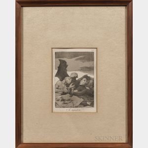 Francisco José de Goya y Lucientes (Spanish, 1746-1828) Two Framed Prints: Se Repulen