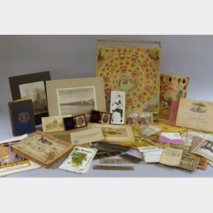 Lot of Miscellaneous 19th and 20th Century Ephemera and Collectibles