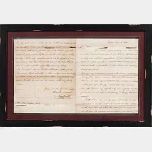 Manuscript Letter from Joseph Smith to Benjamin Hoppin While Imprisoned in Tripoli
