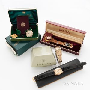 Four Vintage Wristwatches and Original Boxes