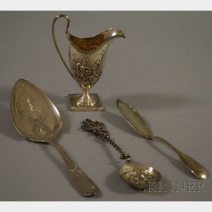Four Silver and Silver Plated Items