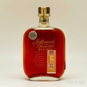 Jefferson's Presidential Select Rye 25 Years Old