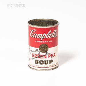 After Andy Warhol (American, 1928-1987) Signed Campbell's Soup Can.
