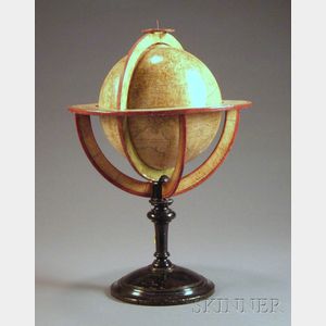 French 9-inch Terrestrial Globe on Stand