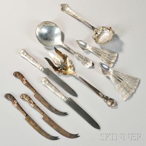 Twenty Pieces of Assorted American Sterling Silver Flatware