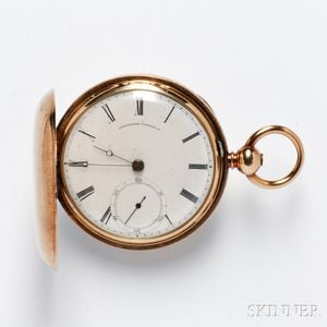 18kt Gold Appleton Tracy & Co. Hunting Case Watch