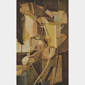 Jacques Villon (French, 1875-1963),After Marcel Duchamp (French, 1887-1968) La Mariée
