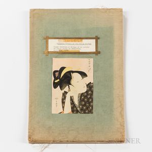 Folio of Meiji-period Woodblock Prints of Women