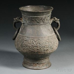 Archaic-style Bronze Wine Jar