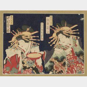 Kunichika: Kabuki Actors in Role