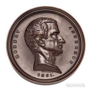 1861 Major Robert Anderson Defense of Fort Sumter Medal