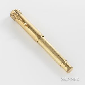 Scriba 18kt Gold-filled Overlay Fountain Pen