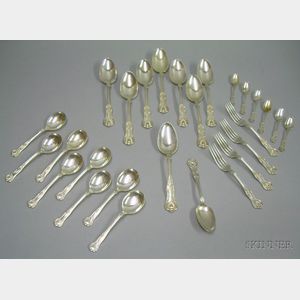 Nineteen Pieces of Sterling Silver Flatware