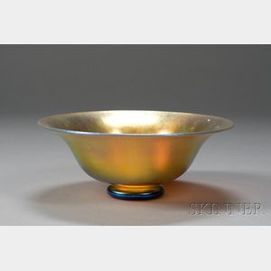 Steuben Gold Aurene Bowl