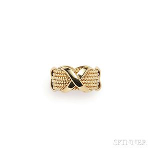 18kt Gold Rope Ring, Schlumberger, Tiffany & Co.