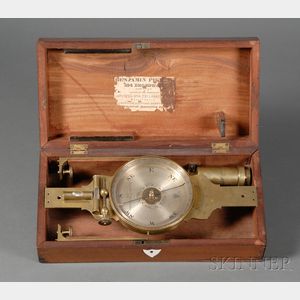 Brass Surveyor's Compass by Benjamin Pike, Jr.