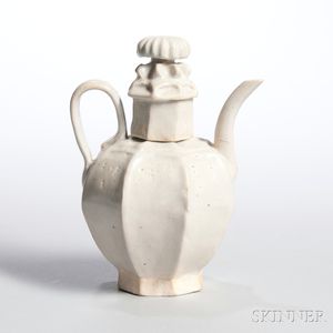 White-glazed Porcelain Ewer