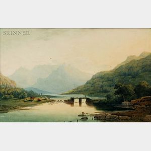 Thomas Danby (British, 1818-1886) View in Scotland