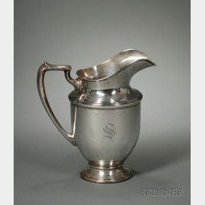 M. Fred Hirsch, Co. Sterling Silver Water Pitcher