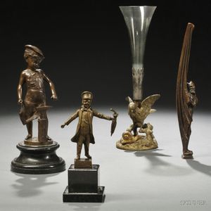 Four Bronze Figures